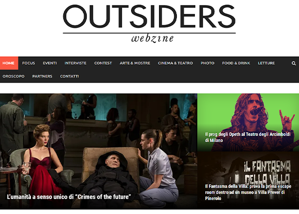 outsiderswebzine sito news